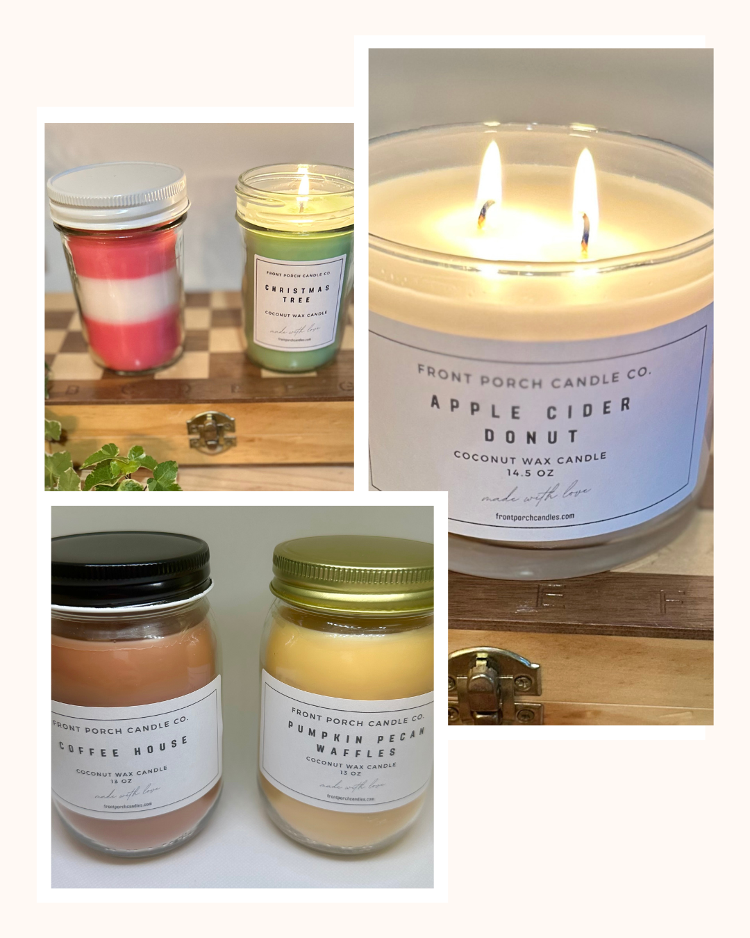 Coffee House Coconut Wax Candles- You Pick Size
